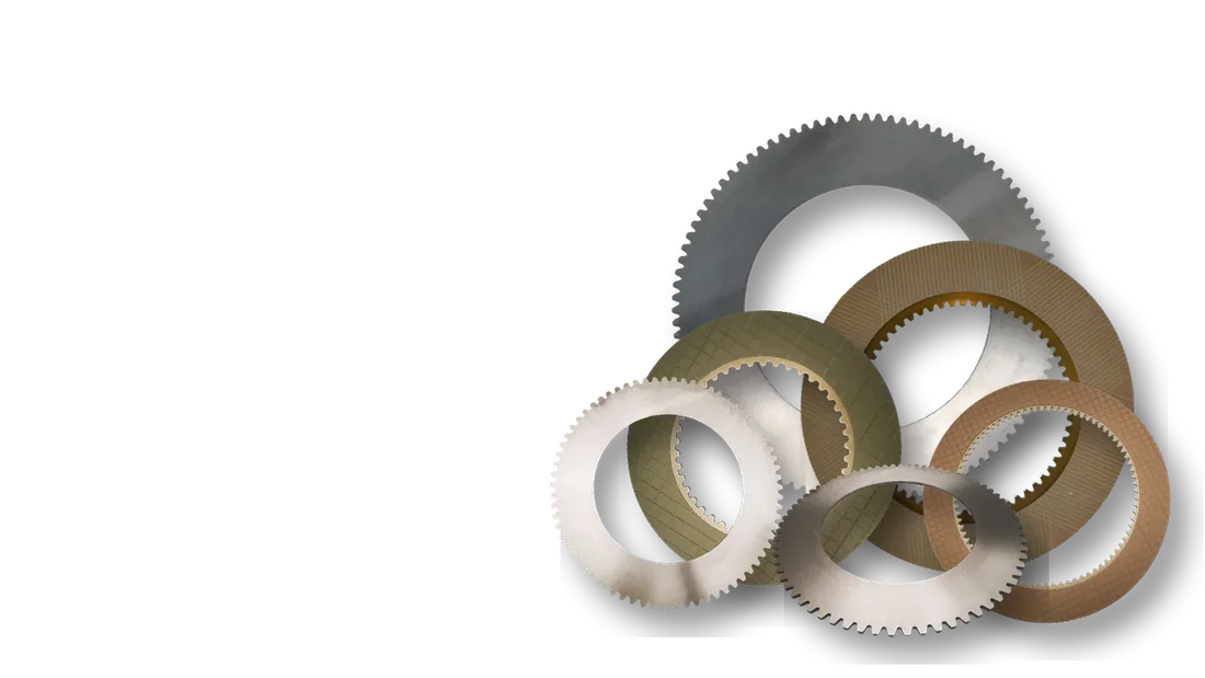 ALMAX industrial friction discs and steel mating plates